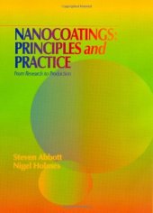 book Nanocoatings: principles and practice: from research to production