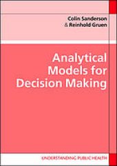 book Analytical models for decision making