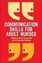 book Communication skills for adult nurses