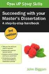 book Succeeding with your master’s dissertation: a step-by-step handbook