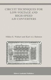 book Circuit techniques for low-voltage and high-speed A/D converters