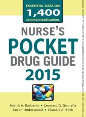 book Nurses Pocket Drug Guide 2015