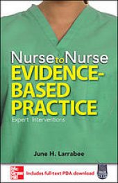 book Nurse to nurse. Evidence-based practice