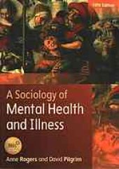 book A sociology of mental health and illness