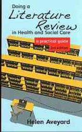 book Doing a literature review in health and social care: a practical guide