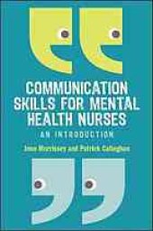 book Communication skills for mental health nurses