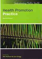 book Health promotion practice