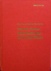 book IEEE recommended practice for electric power distribution for industrial plants