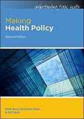 book Making health policy