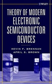 book Theory of modern electronic semiconductor devices