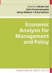 book Economic analysis for management and policy