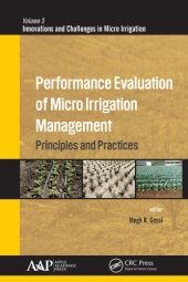 book Performance evaluation of micro irrigation management: principles and practices