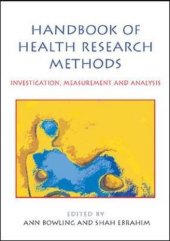 book Handbook of health research methods: investigation, measurement and analysis