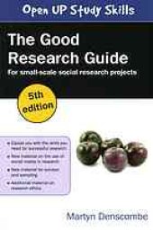 book The good research guide: for small-scale research projects