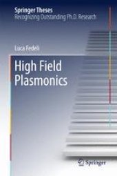 book High Field Plasmonics