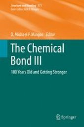 book The Chemical Bond III: 100 years old and getting stronger