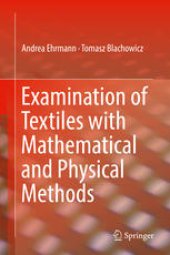 book Examination of Textiles with Mathematical and Physical Methods