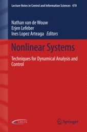 book Nonlinear Systems: Techniques for Dynamical Analysis and Control