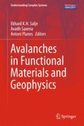 book Avalanches in Functional Materials and Geophysics