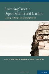 book Restoring Trust in Organizations and Leaders