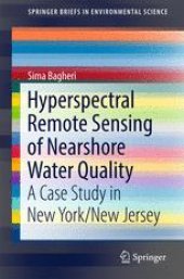 book Hyperspectral Remote Sensing of Nearshore Water Quality: A Case Study in New York/New Jersey