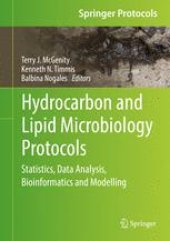 book Hydrocarbon and Lipid Microbiology Protocols: Statistics, Data Analysis, Bioinformatics and Modelling