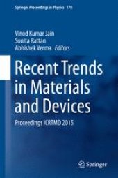 book Recent Trends in Materials and Devices: Proceedings ICRTMD 2015