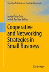 book Cooperative and Networking Strategies in Small Business