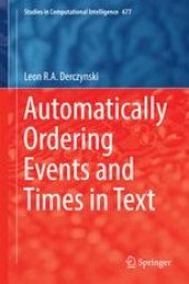 book Automatically Ordering Events and Times in Text