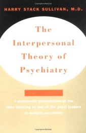 book The Interpersonal Theory of Psychiatry