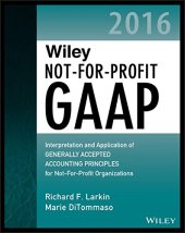 book Wiley Not-for-Profit GAAP 2016: Interpretation and Application of Generally