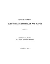 book Lecture notes on electromagnetic fields and waves