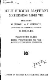 book Matheseos libri VIII