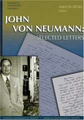 book John von Neumann: Selected Letters