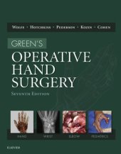 book Green’s Operative Hand Surgery