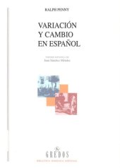 book Variacion y cambio en espanol