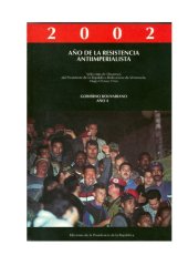 book Selección de Discursos del Presidente de la República Bolivariana de Venezuela, Hugo Chávez Frías (Tomo 4, Año 2002)