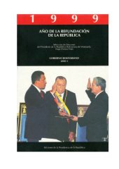 book Selección de Discursos del Presidente de la República Bolivariana de Venezuela, Hugo Chávez Frías (Tomo 1, Año 1999)