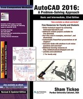 book AutoCAD 2016: A Problem-Solving Approach, Basic and Intermediate