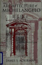 book The Architecture of Michelangelo