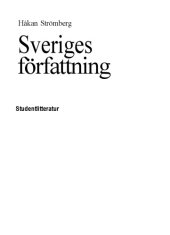 book Sveriges författning