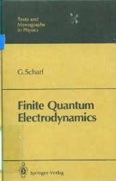 book Finite quantum electrodynamics