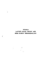 book Strings, Lattice Gauge Theory and High Energy Phenomenology