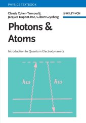 book Photons and atoms: Introduction to quantum electrodynamics