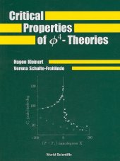 book Critical Properties of o4 Theories 