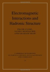 book Electromagnetic interactions and hadronic structure