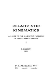 book Relativistic kinematics