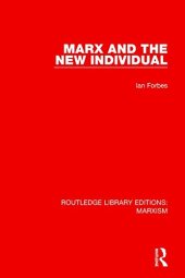 book Marx and the New Individual