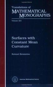 book Surfaces With Constant Mean Curvature