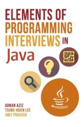 book Elements of Programming Interviews in Java: The Insiders’ Guide